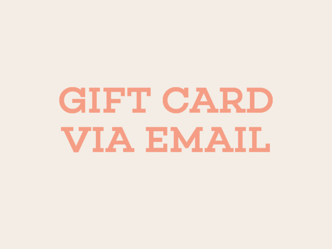 Gift Card via Email